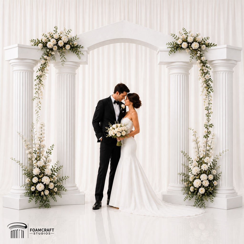 Olympus wedding Backdrop